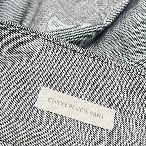 Loft Curvy Pencil Pants Size 10 Grey Women's 10 Straight Leg - Picture 5 of 7